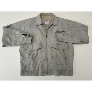 VTG 90s Green Mountain Dry Goods Bomber Full Zip Jacket Size XL